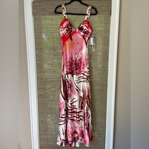 David’s Bridal Floral Maxi Dress, Size 4